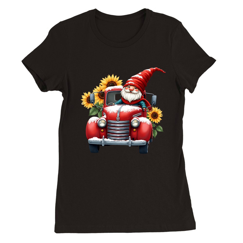 Gnome Sublimation Clipart 10 09 Premium Womens Crewneck T-shirt