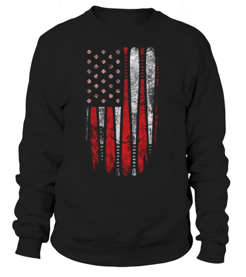 Baseball-Baseball flag t-shirt for baseball lover Sweatshirt Unisex