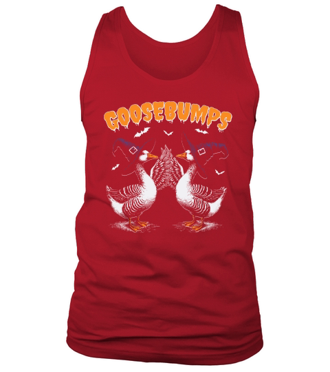 0502 Goosebumps Halloween Witch Goose D Color Tank Top Unisex