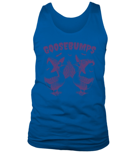 Goosebumps Halloween Witch Goose L Violet Tank Top Unisex