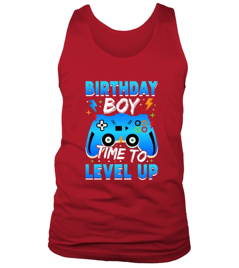 Level Up Birthday Boy Video Game Tank Top Unisex