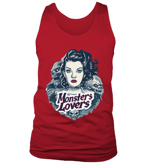 Monster Lover Vintage Halloween 4 Tank Top Unisex