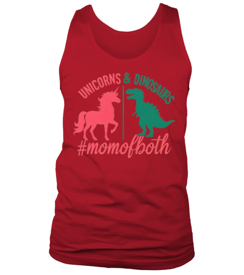 Unicorns And Dinosaurs #momofboth 02 Tank Top Unisex