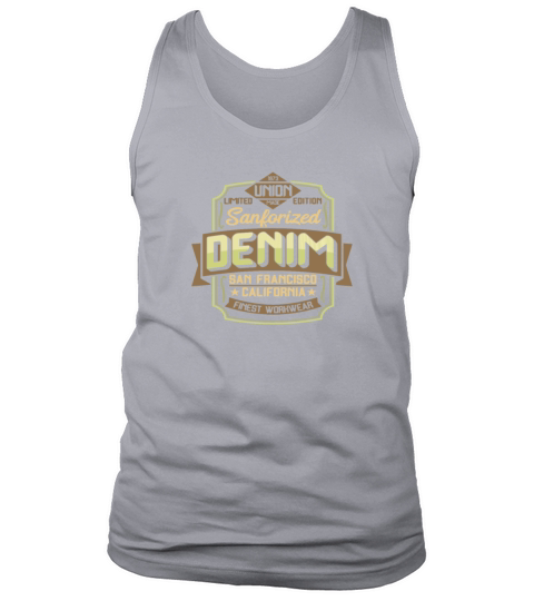 Vintage Denim Logo Tank Top Unisex