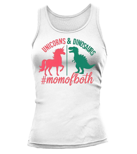 Unicorns And Dinosaurs #momofboth 02 Tank top Woman