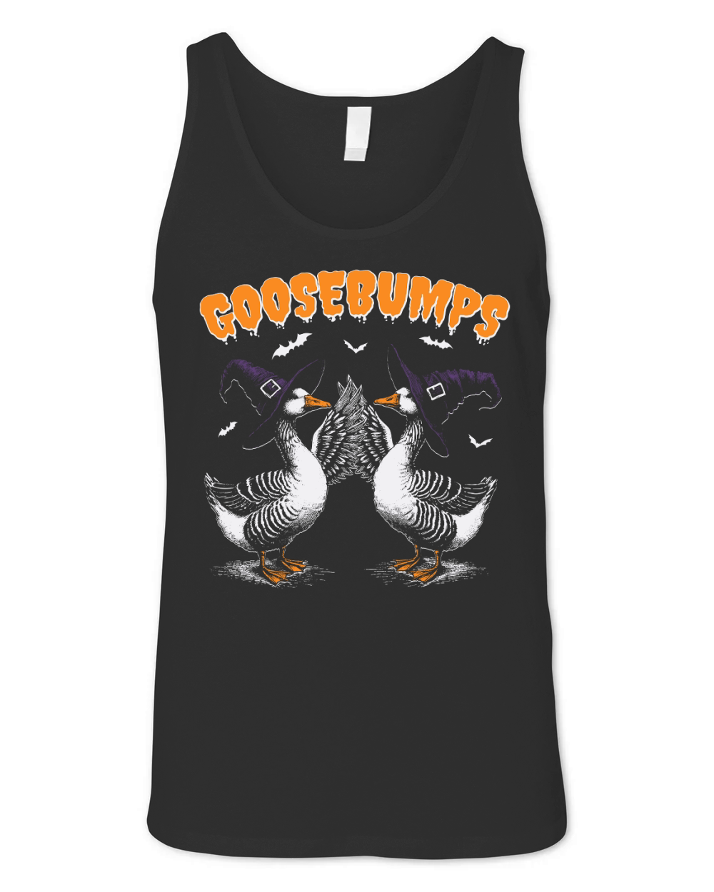 0502 Goosebumps Halloween Witch Goose D Color Unisex Jersey Tank