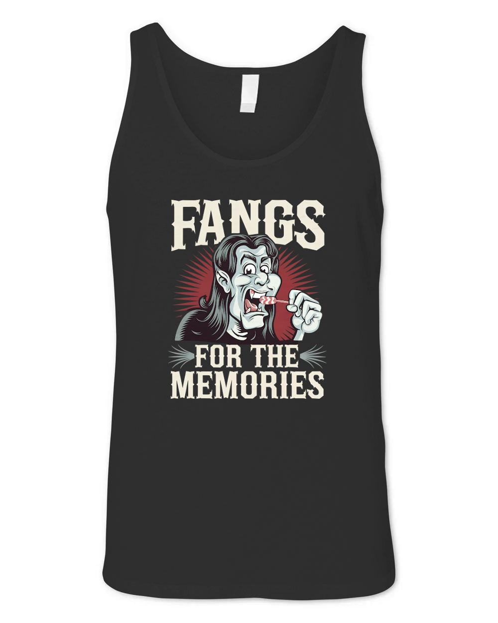 FANGS FOR THE MEMORIES Unisex Jersey Tank