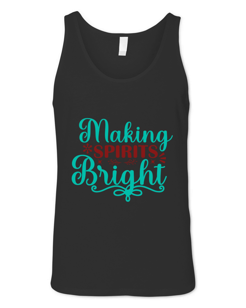 Making spirits bright 03 Unisex Jersey Tank
