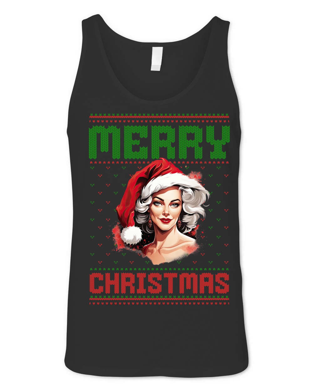 Merry christmas 59 58 Unisex Jersey Tank