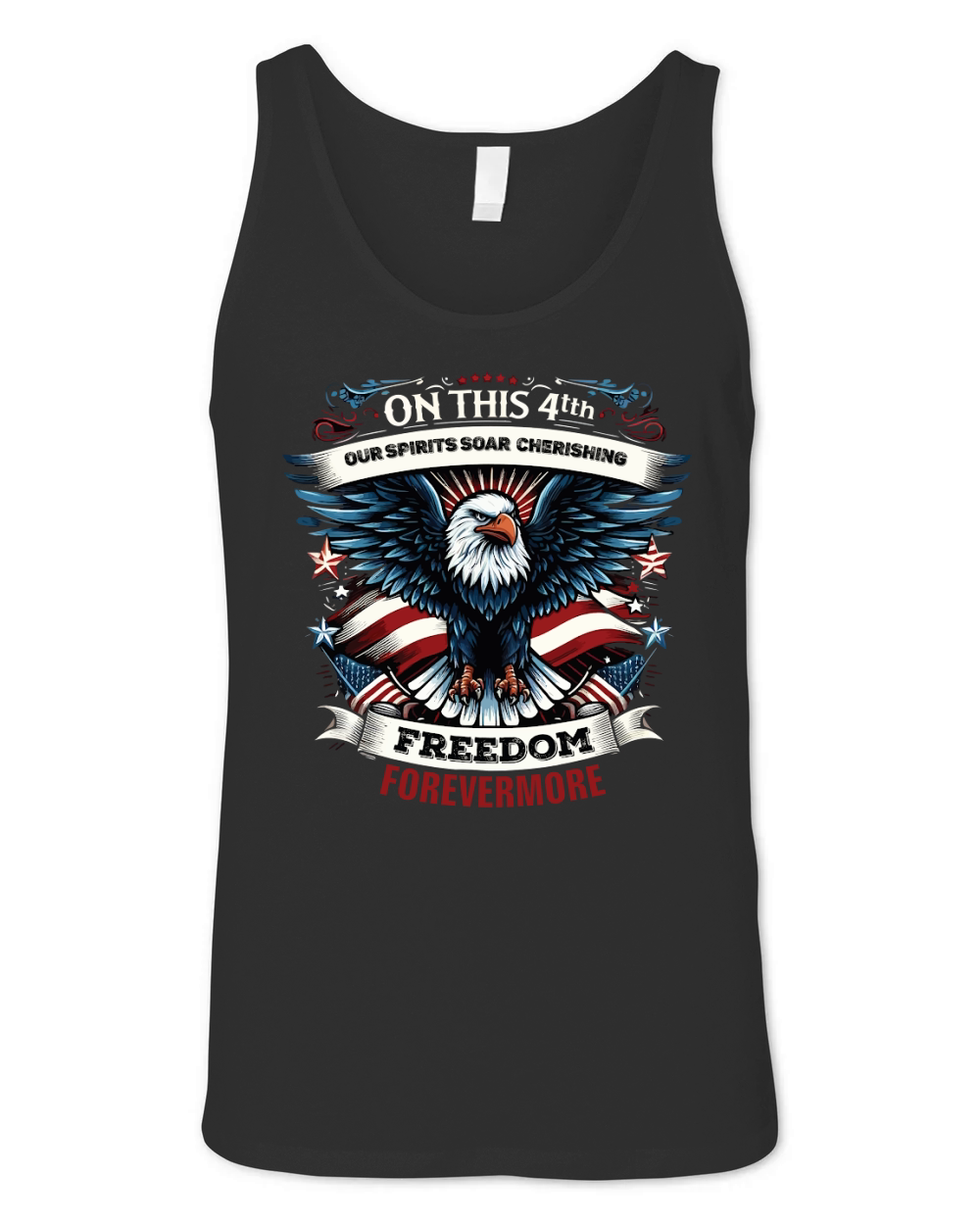 On this 4th Unisex Jersey Tank