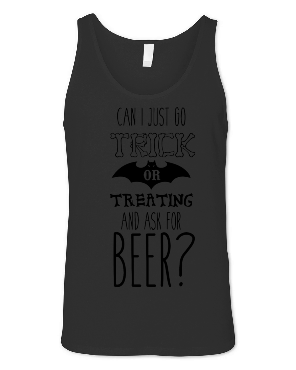 Trick or Treat For Beer Unisex Jersey Tank