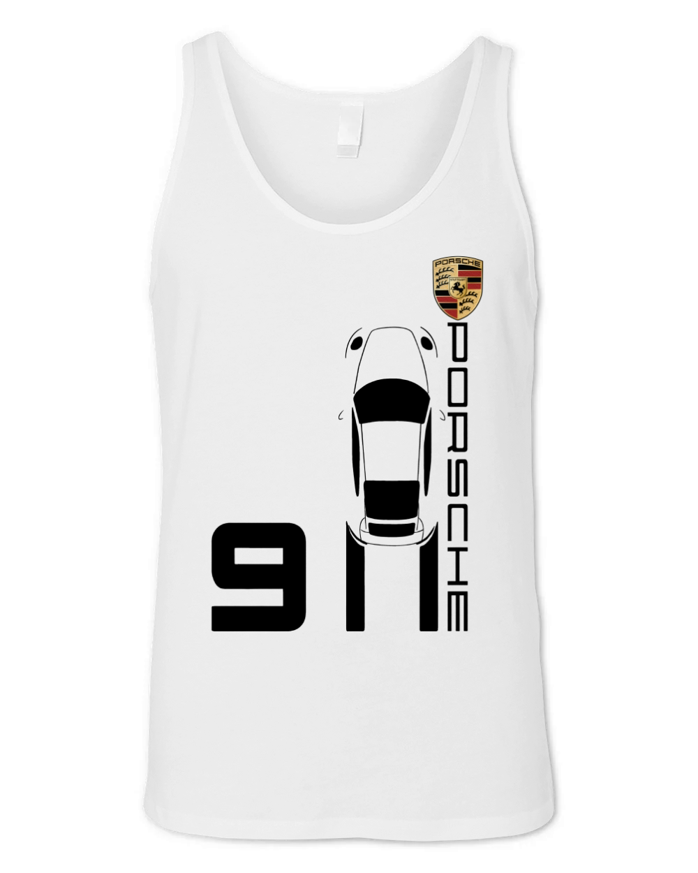 Vintage 911 Porsche Sports Car Unisex Jersey Tank