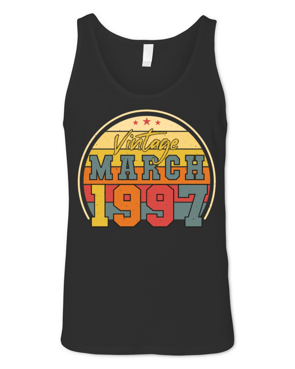 Vintage Funny March 1997 Unisex Jersey Tank