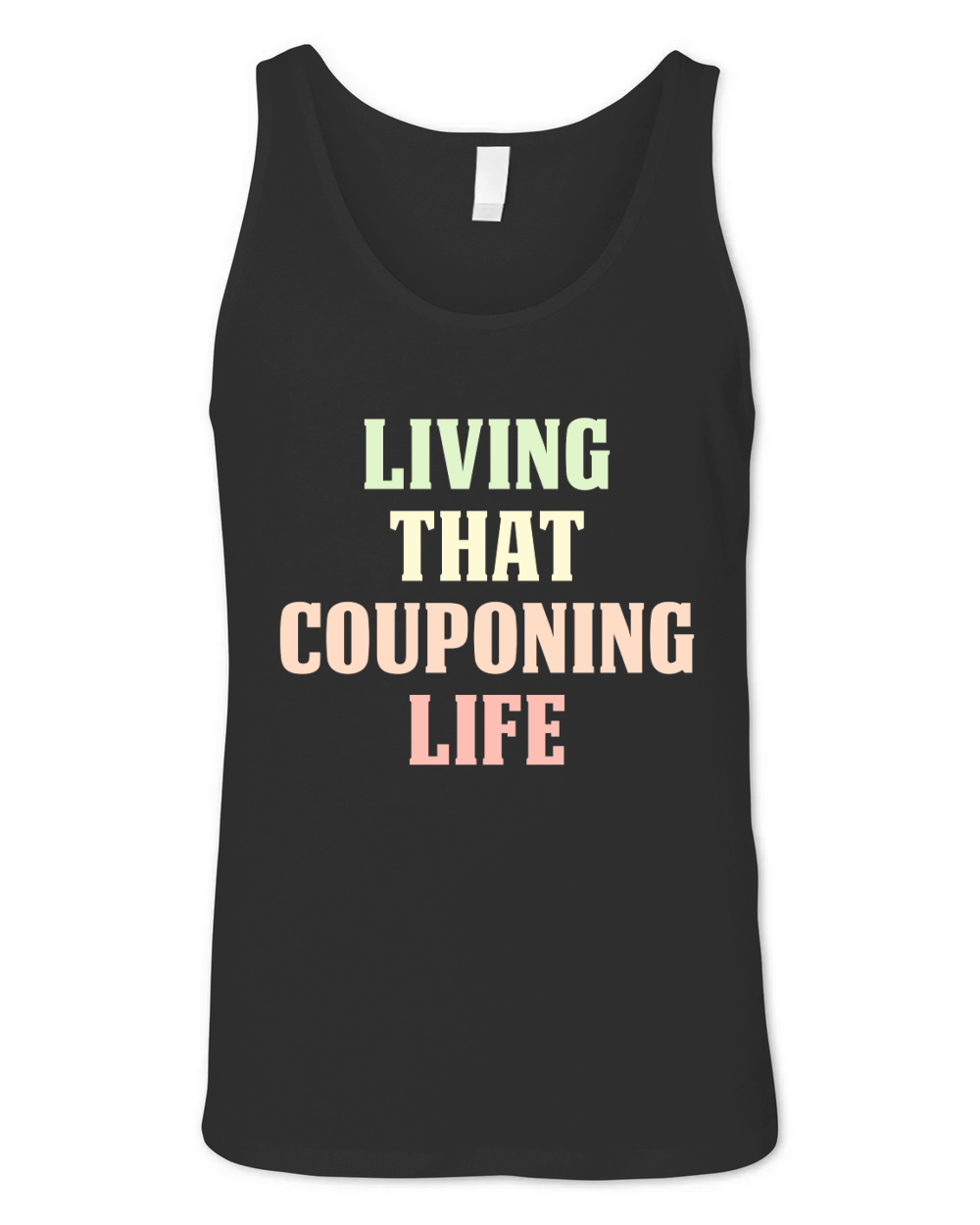 Vintage living that COUPONING life Unisex Jersey Tank