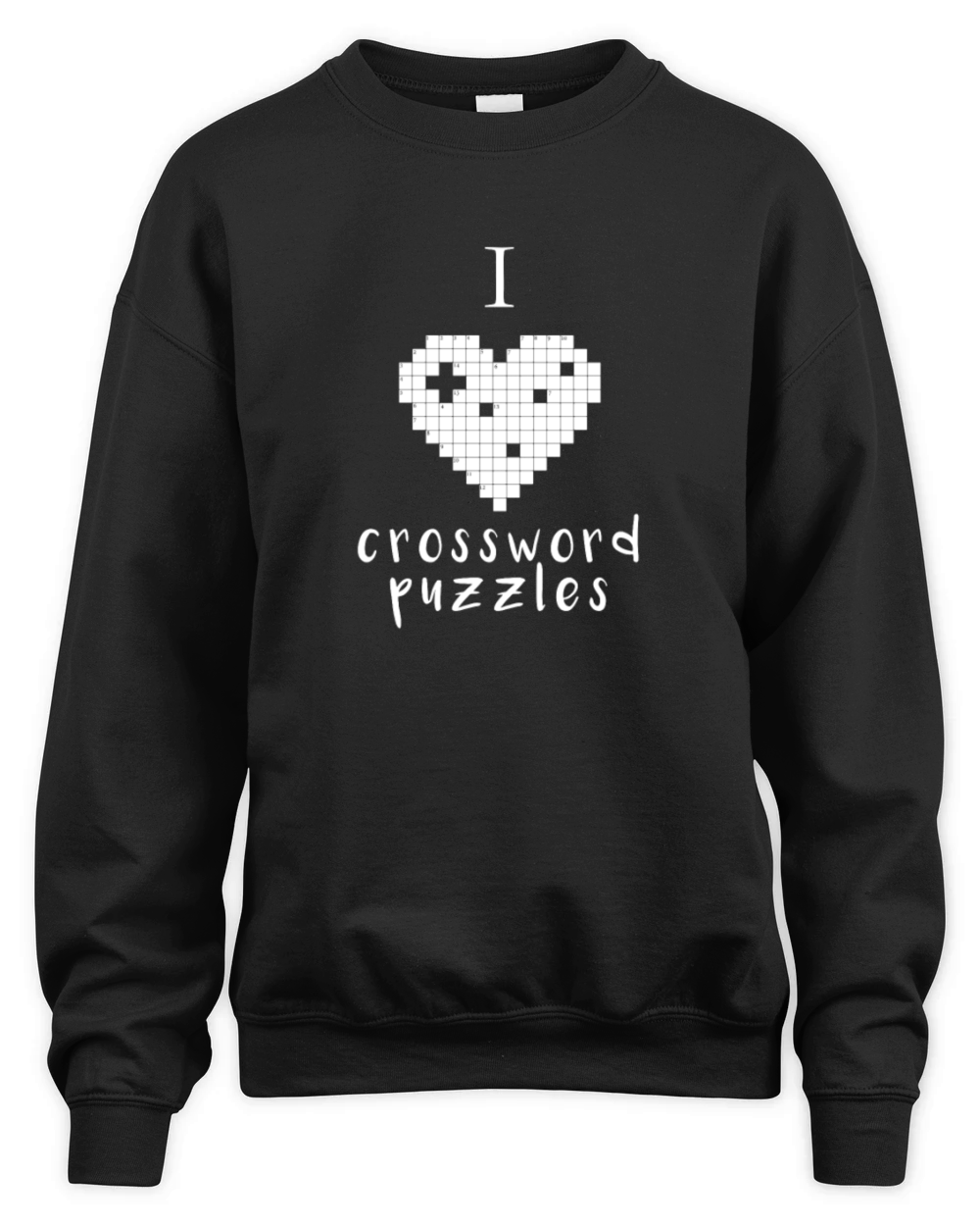 Crossword puzzles - I love crossword puzzles Unisex Premium Crewneck Sweatshirt