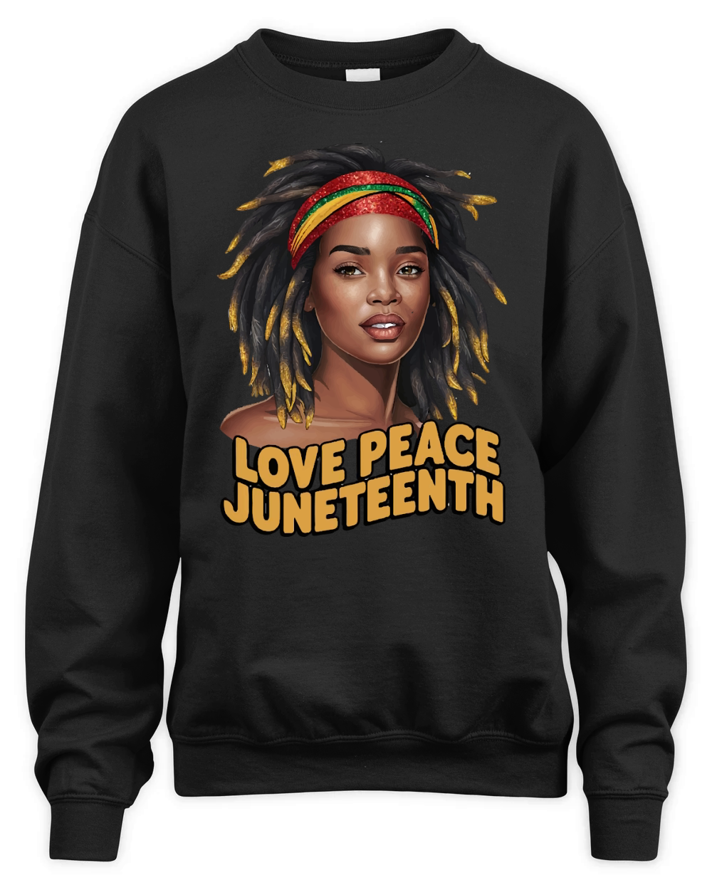 Juneteenth art 4 Unisex Premium Crewneck Sweatshirt