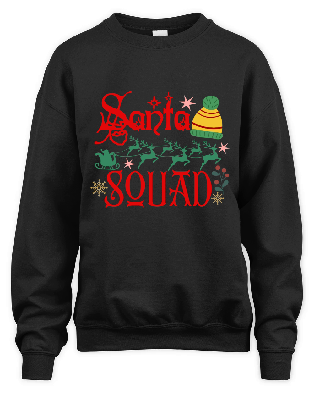 Santa Squad 1 Unisex Premium Crewneck Sweatshirt