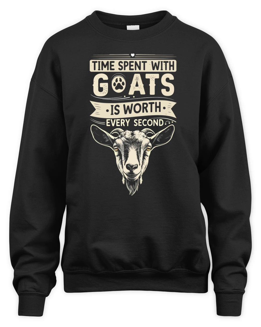 Time spine with man the myth the goat Unisex Premium Crewneck Sweatshirt