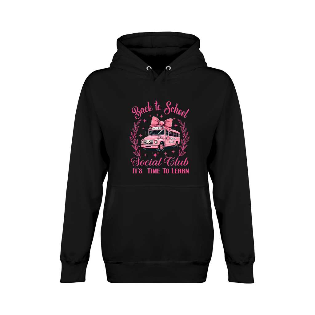 Back to School Bus Social Club 3 Unisex Premium Pullover Hoodie