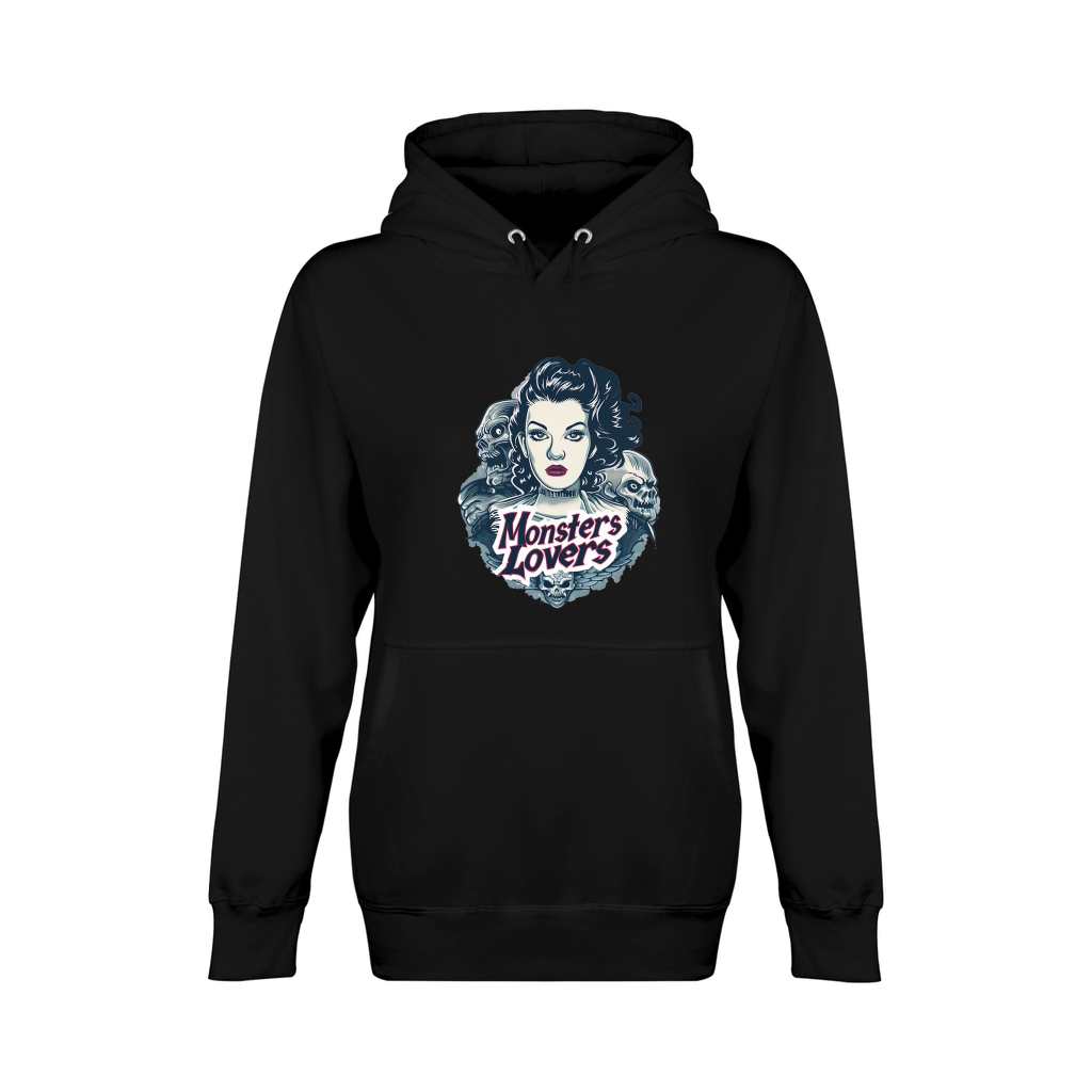 Monster Lover Vintage Halloween 4 Unisex Premium Pullover Hoodie