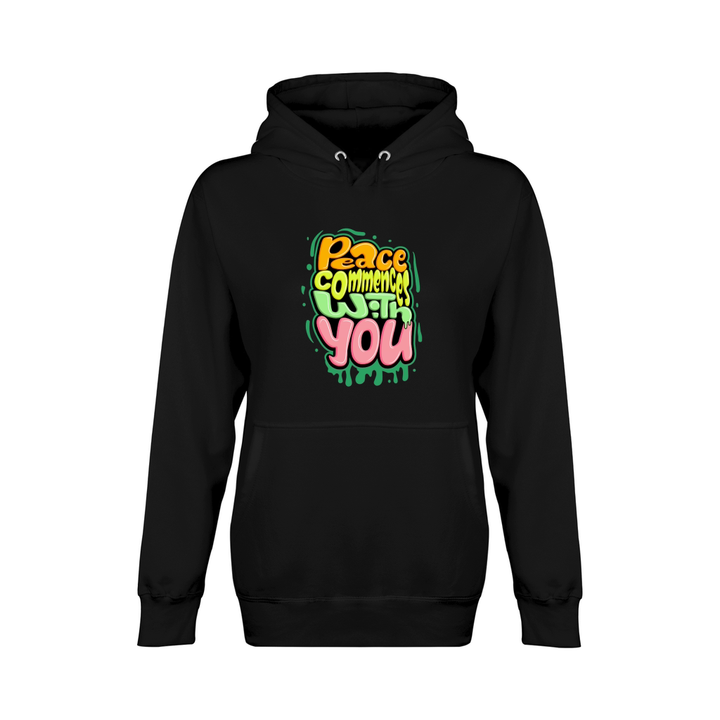 Peace commences with you Unisex Premium Pullover Hoodie