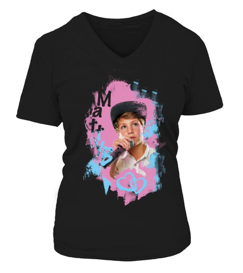 MattyB Neon V-neck T-Shirt Woman
