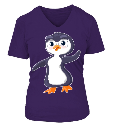 Penguin V-neck T-Shirt Woman