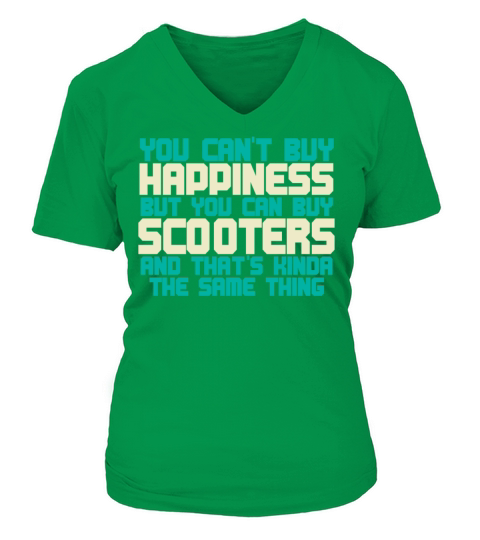 SCOOTER - Money CanT Buy Happiness Scooters V-neck T-Shirt Woman