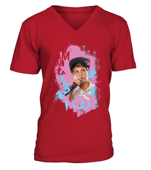 MattyB Neon V-Neck T-shirt
