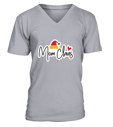 Mom Claus V-Neck T-shirt