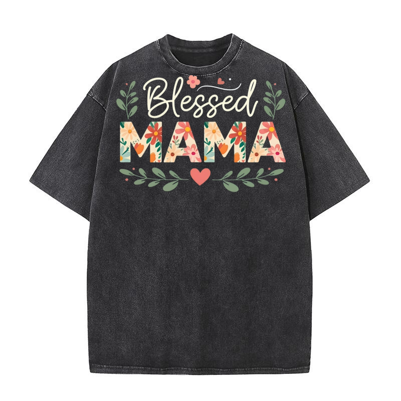 Blessed mama 1.02 Washed T-Shirt