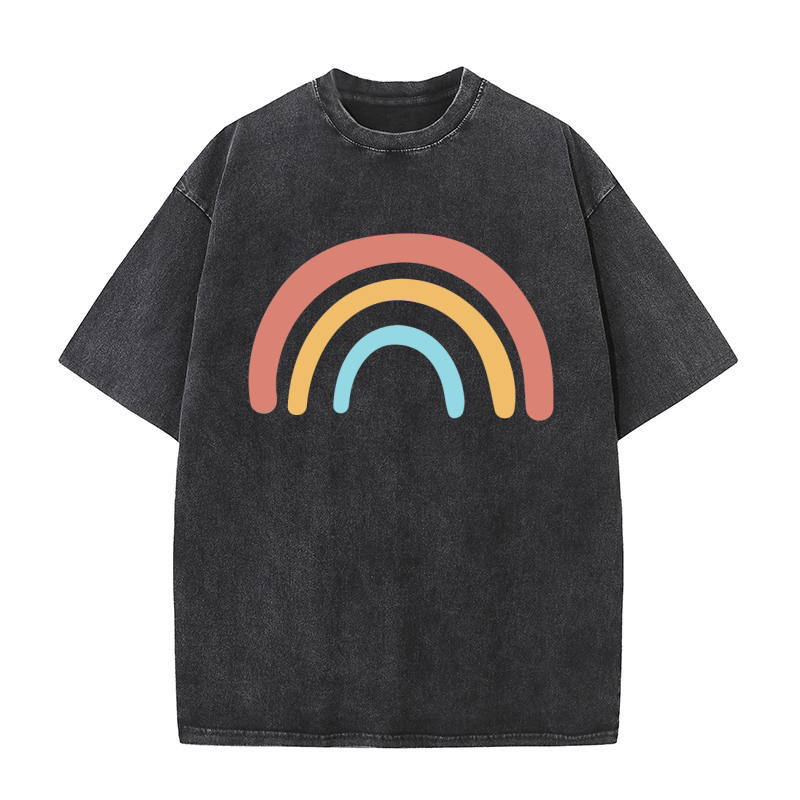 Boho Rainbow Washed T-Shirt