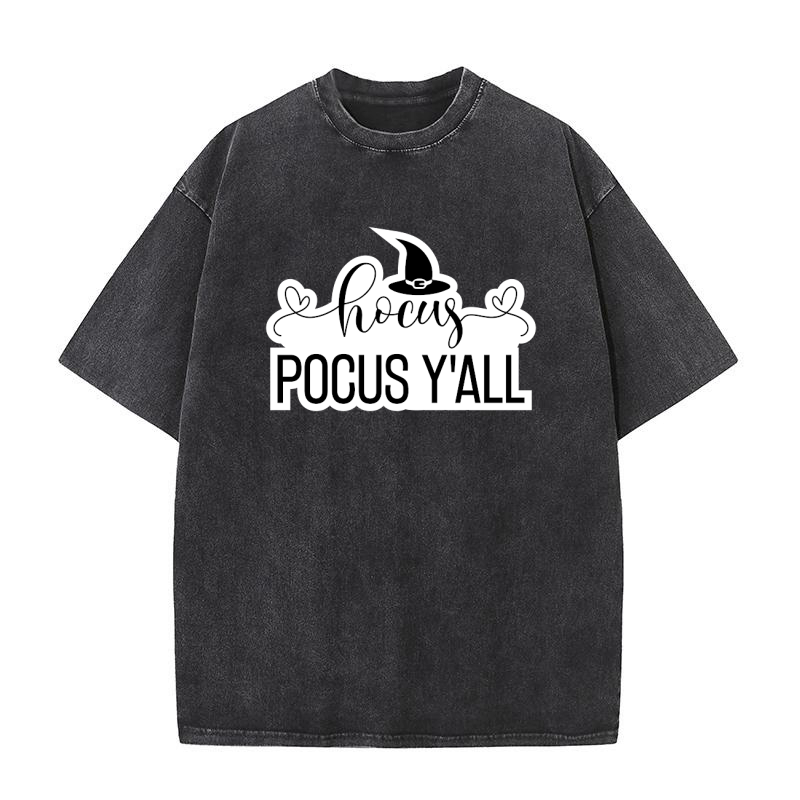Hocus Pocus Yall Washed T-Shirt