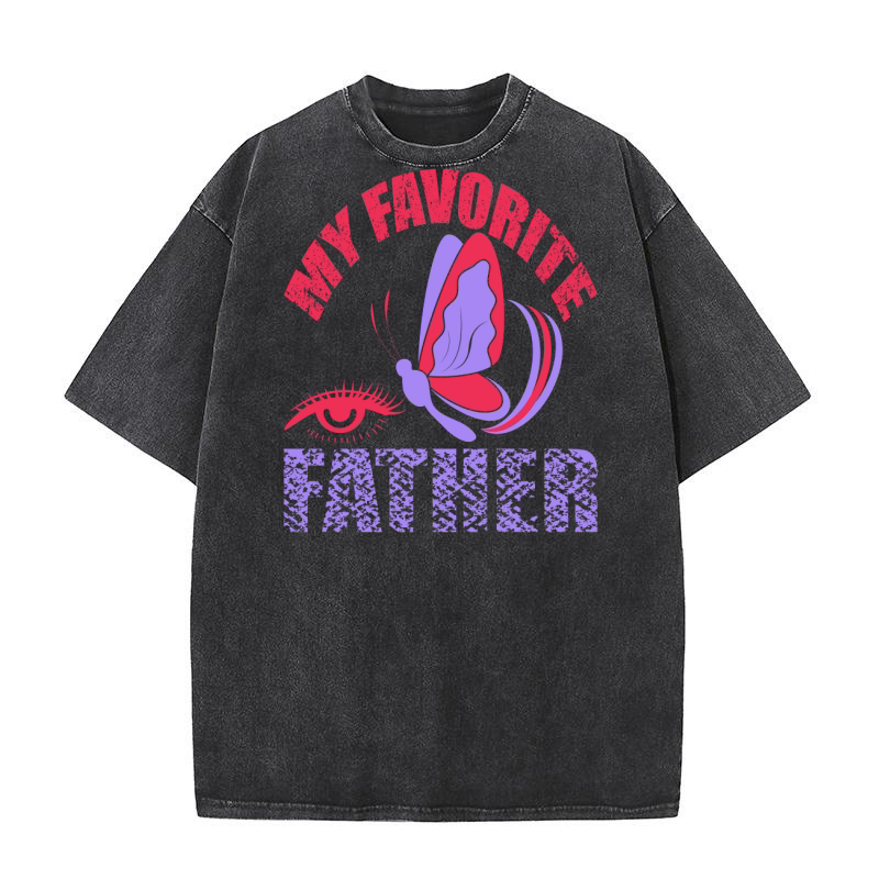 My Favorite Father Washed T-Shirt