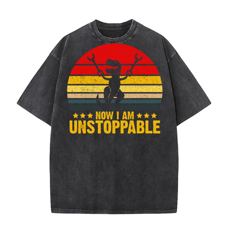 Now i am unstoppable Washed T-Shirt