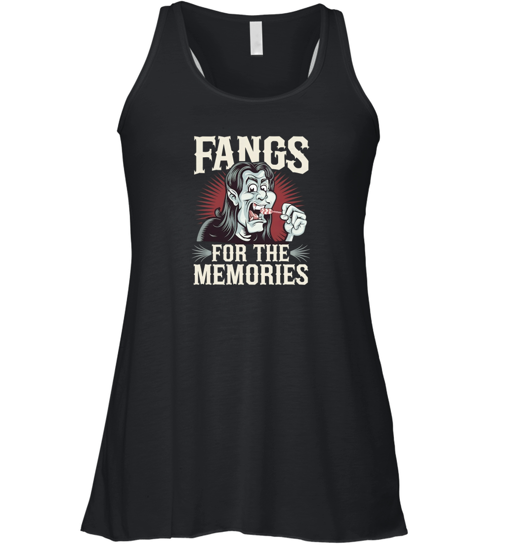 FANGS FOR THE MEMORIES Women's Flowy Tank Top