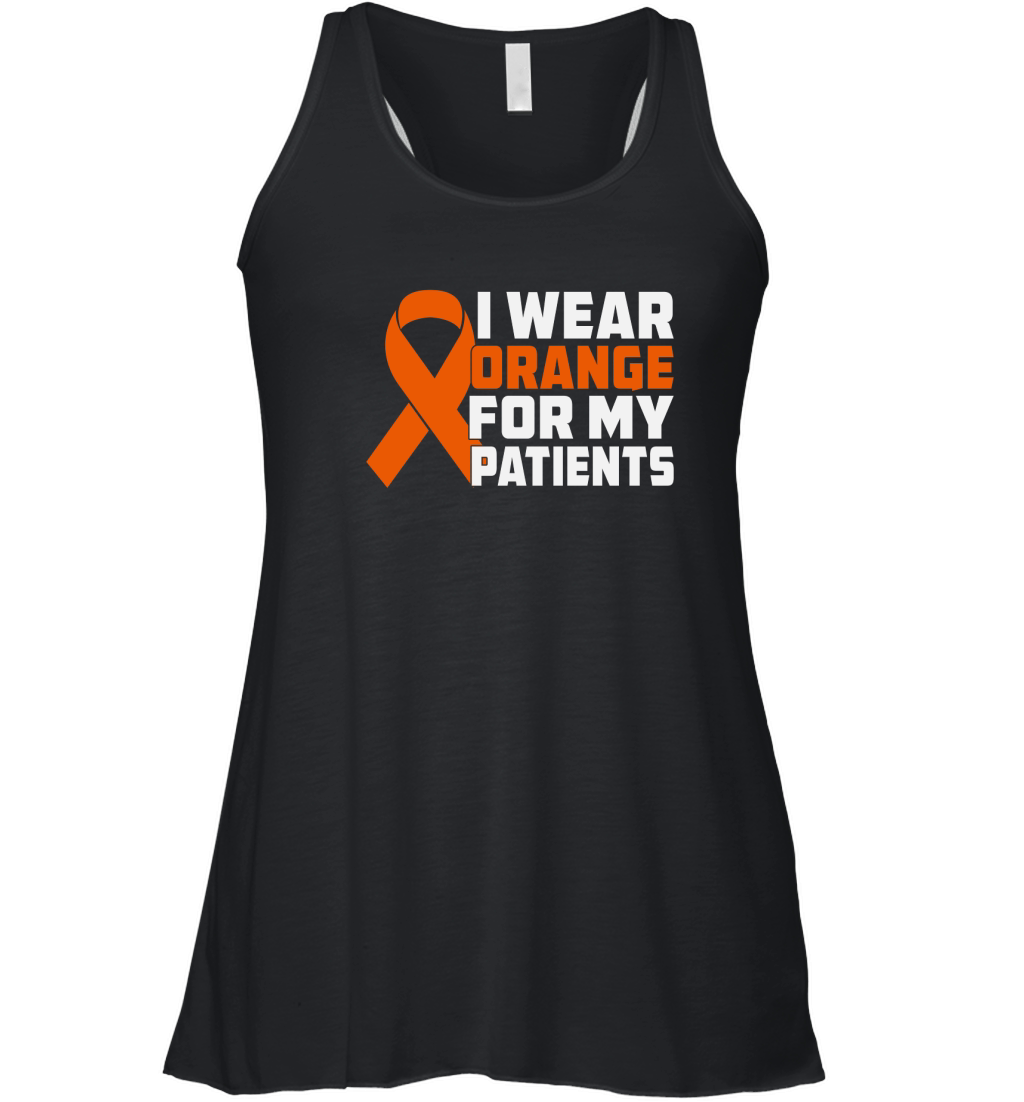 I Wear Orange For My Patients Women's Flowy Tank Top