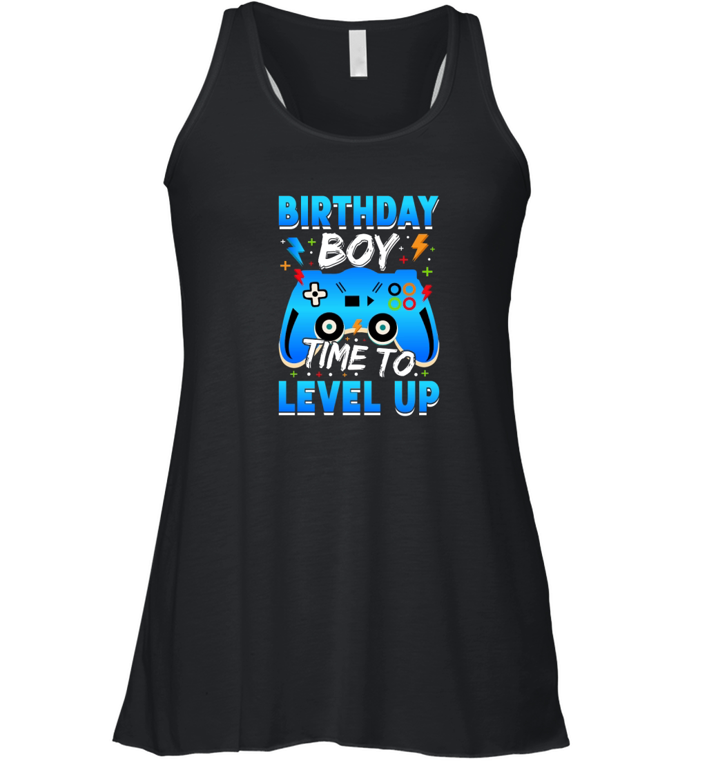 Level Up Birthday Boy Video Game Women's Flowy Tank Top