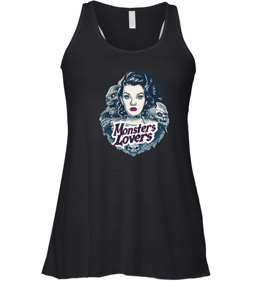 Monster Lover Vintage Halloween 4 Women's Flowy Tank Top