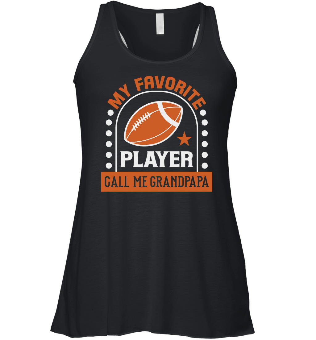 My Favorite Player Call Me Grandpa 04 Women's Flowy Tank Top