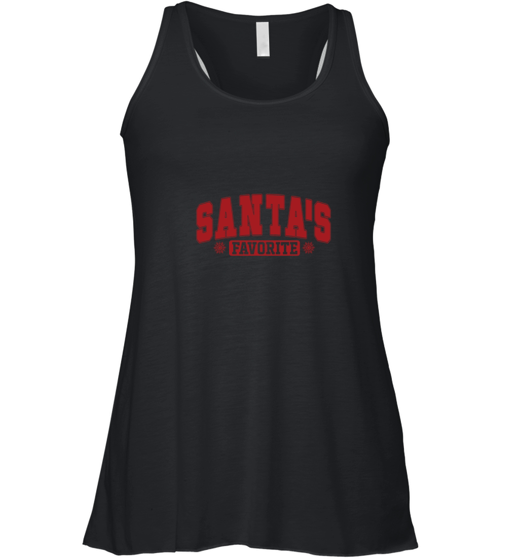 Santas Favorite Christmas 1 Women's Flowy Tank Top