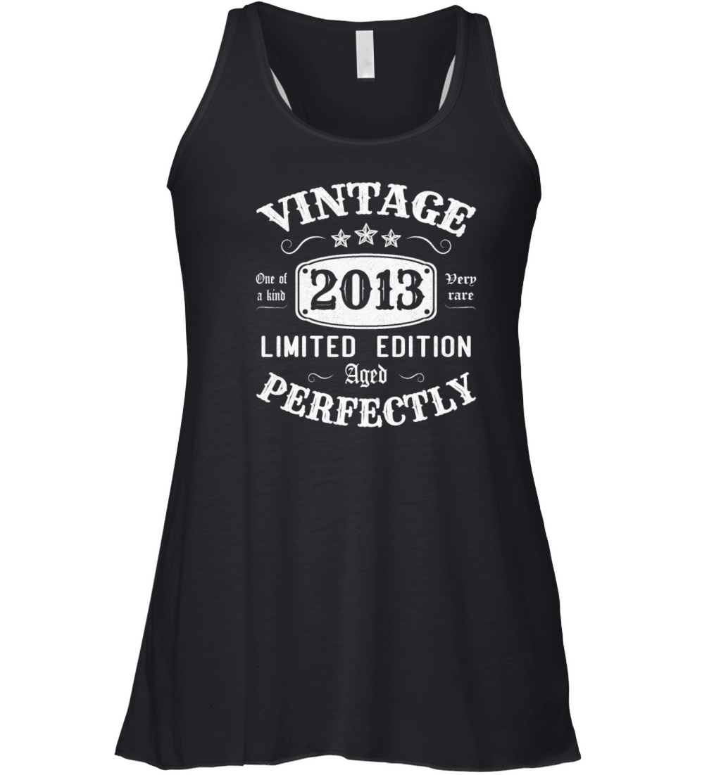 Vintage 2013 Limited Edition Aged Perfectly Women's Flowy Tank Top