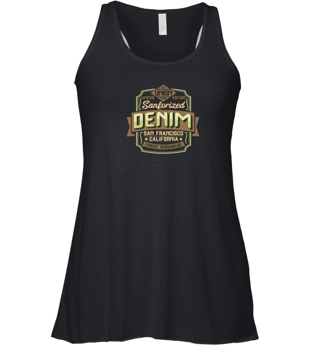 Vintage Denim Logo Women's Flowy Tank Top