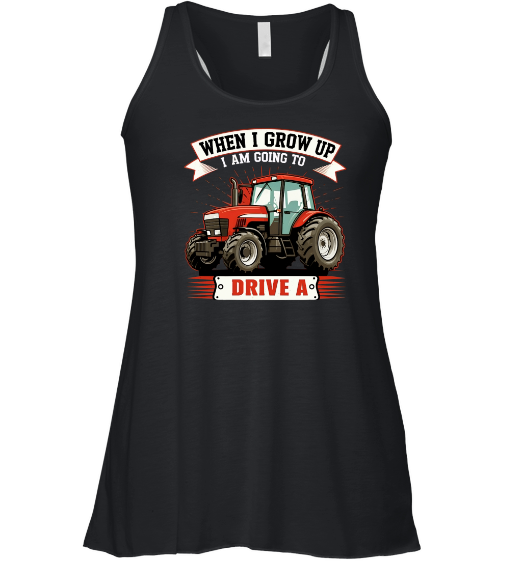 When I Grow Up I Am Going To Drive A Women's Flowy Tank Top