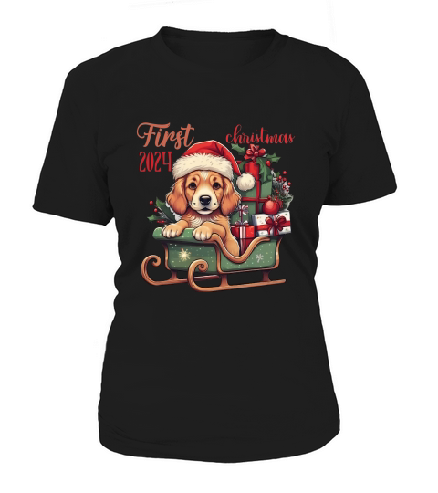 First christmas 2024 Dog 1 Women's T-Shirt