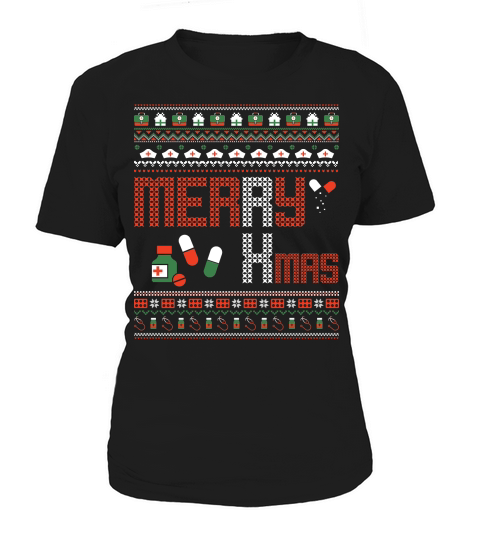 Merry Xmas Christmas Pharmacists Women's T-Shirt