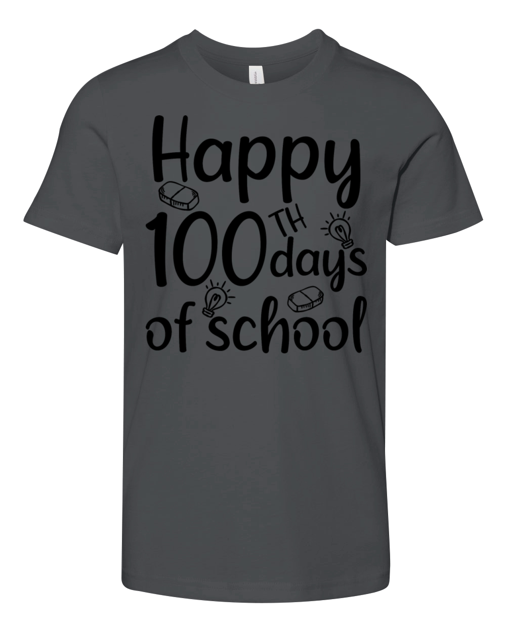 Happy 100 days of school Youth Unisex Jersey Tee