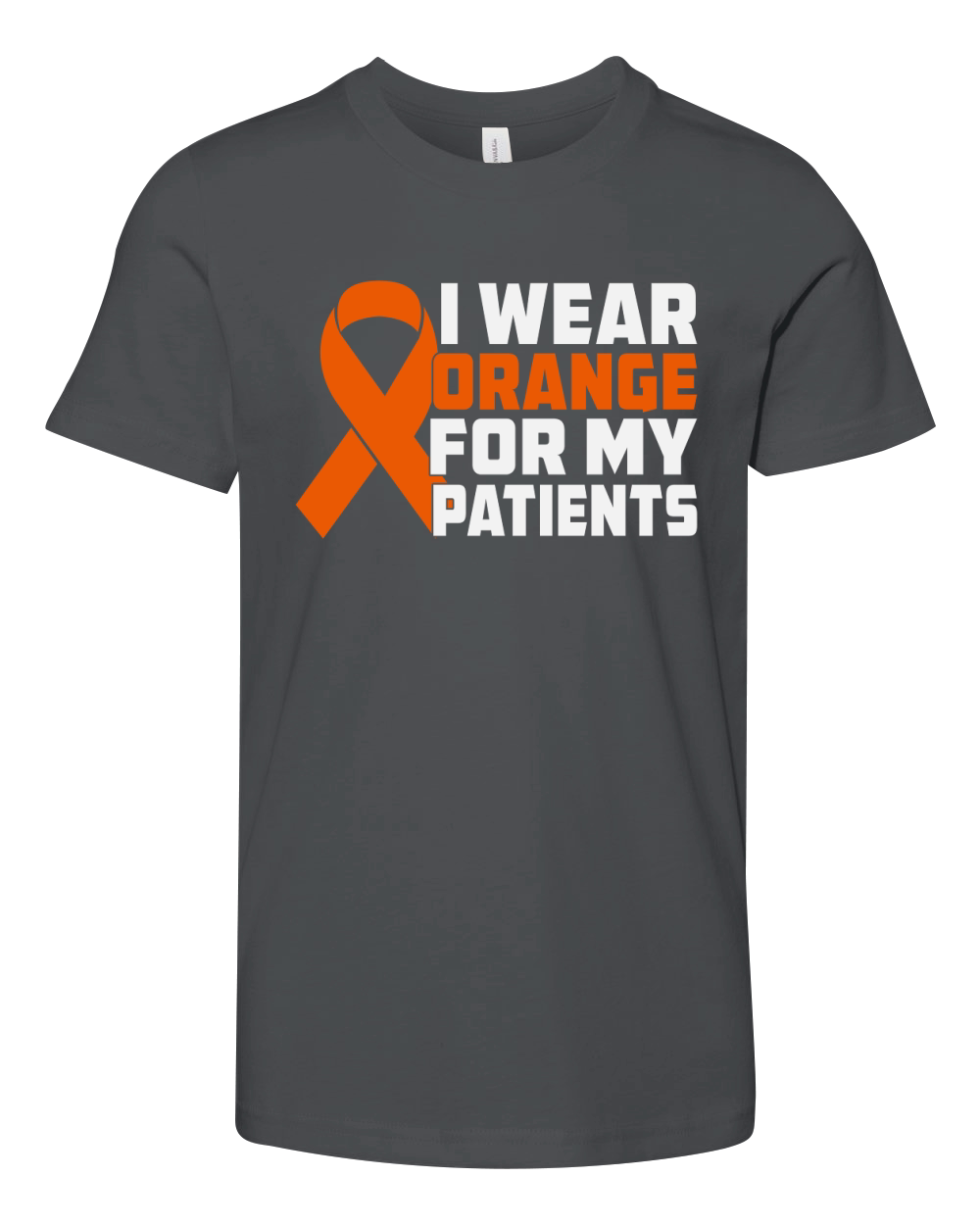 I Wear Orange For My Patients Youth Unisex Jersey Tee