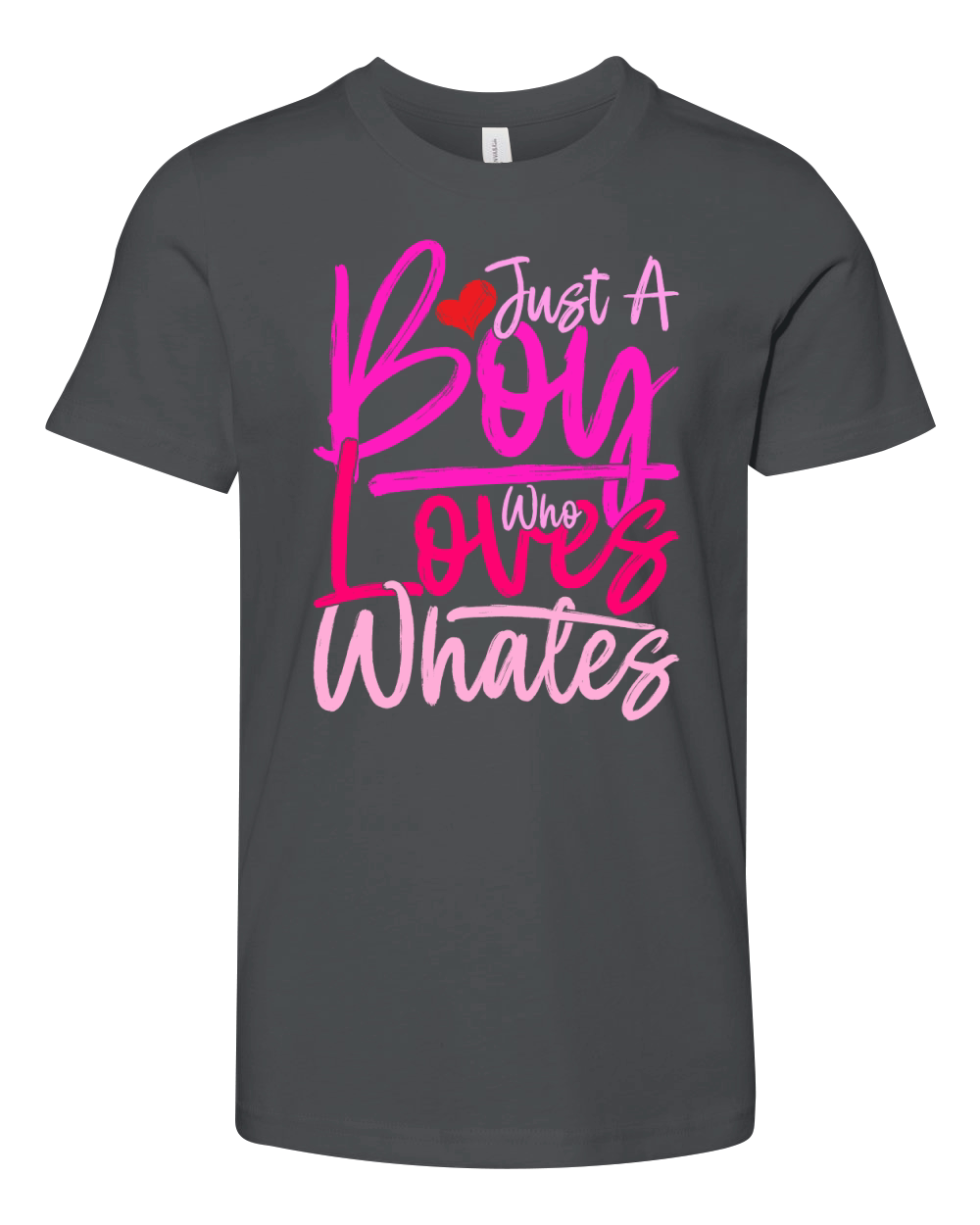 Just A Boy Who Loves Whates Youth Unisex Jersey Tee