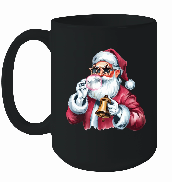 Christmas Santa Bell Vintage Christmas 02 Ceramic Mug